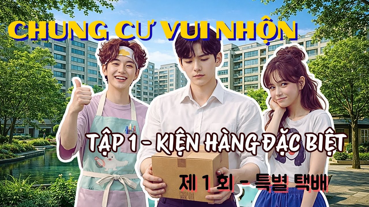 Bộ phim CHUNG CƯ VUI NHỘN 🤪 Tập 1    Kiện hàng Đặc biệt 📦 특별 택배  Tiếng Hàn qua phim