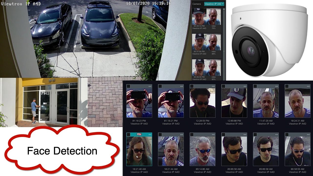 AI Face Recognition Security Camera