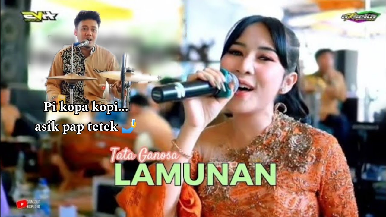 LAMUNAN - TATA GANOSA (MAMA KEN)  - ARSEKA MUSIC LIVE HAJATAN (VERSI PAP TET*K 🤳)
