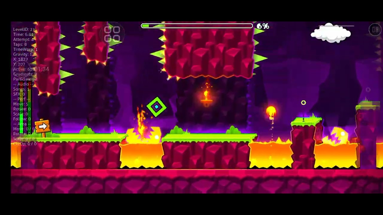 Koko plays geometry dash [not first time]