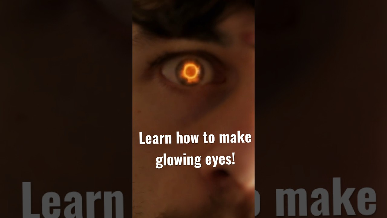 LEARN HOW TO MAKE GLOWING EYES #tutorial #aftereffects