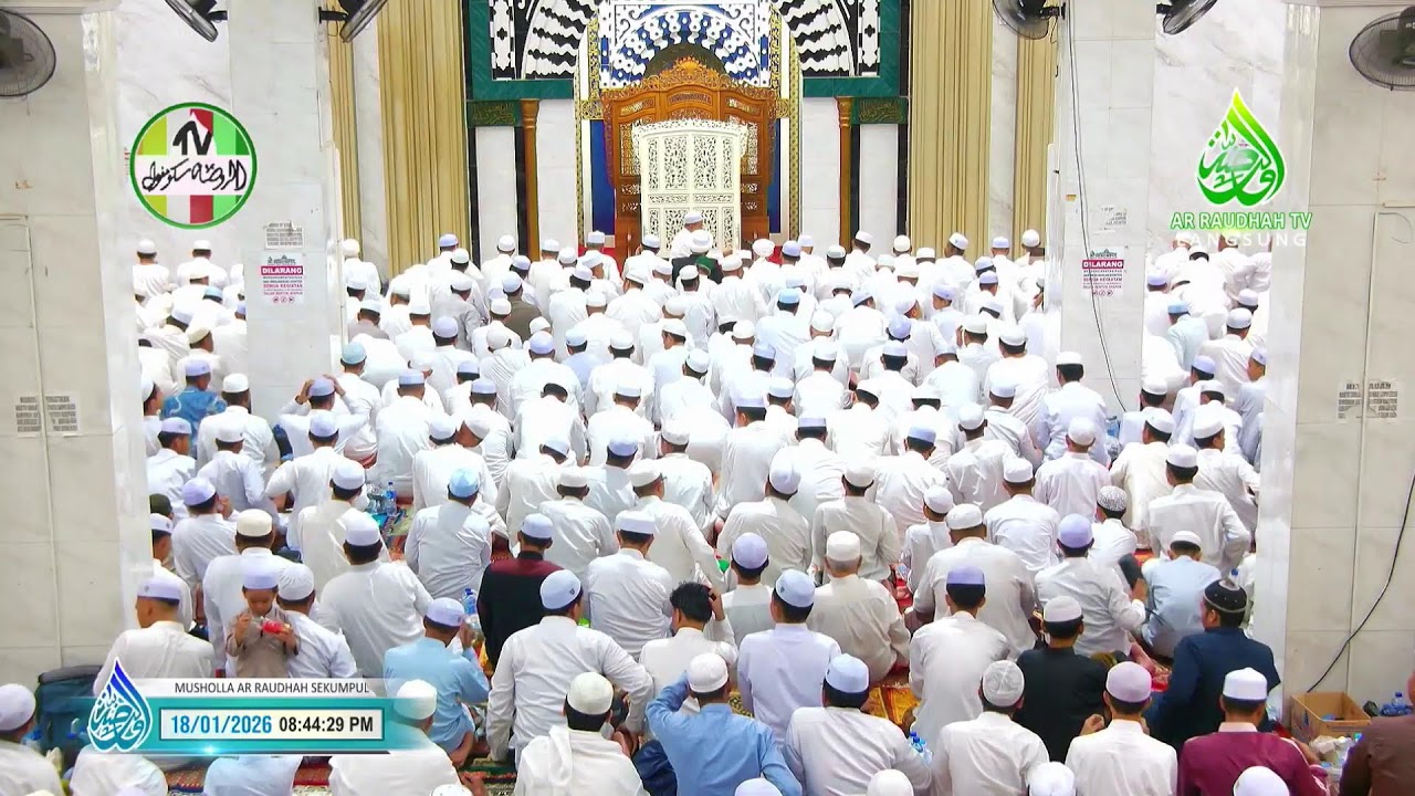 PEMBACAAN MAULID AL-HABSYI DI MUSHOLLA AR-RAUDHAH SEKUMPUL MTP KALSEL, MALAM SENIN TGL 18-01-2026