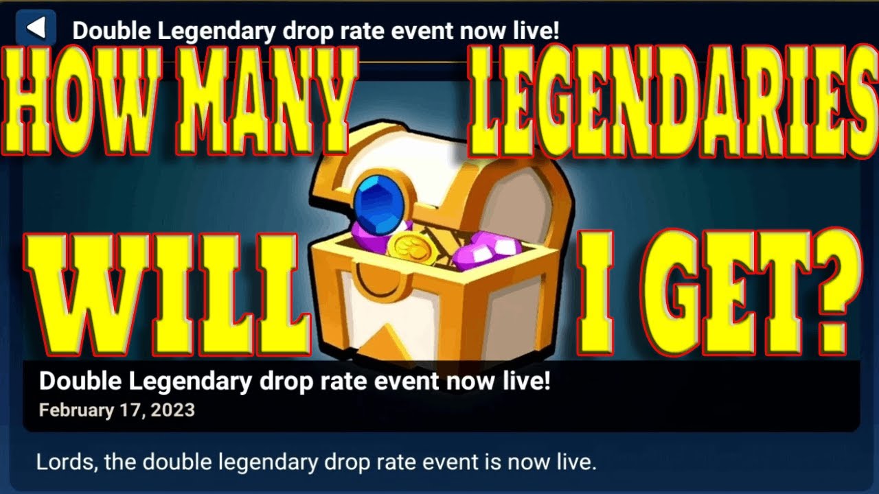 MILLION LORDS: Double Legendary Drop Rate!!!