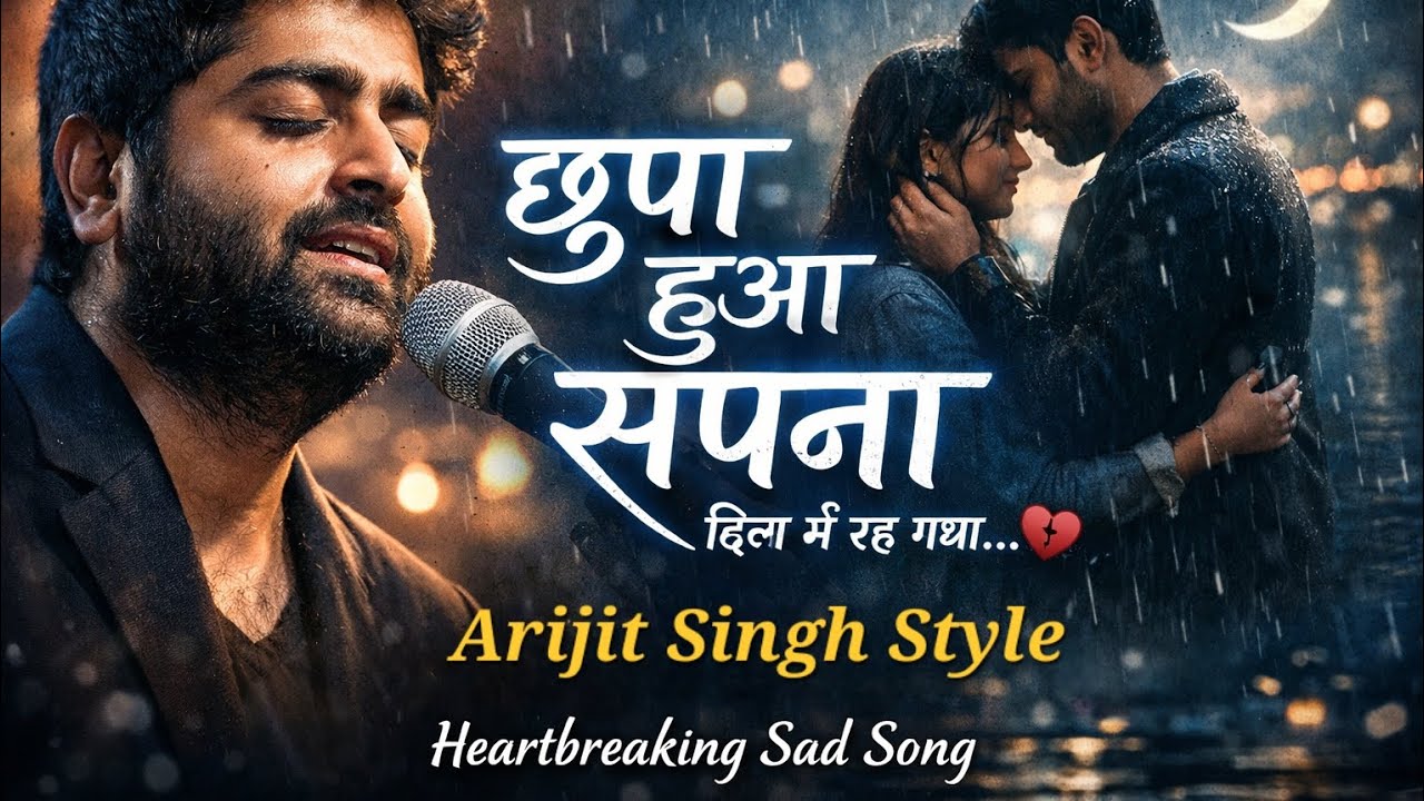 Chhupa Hua Sapna 🥺 Arijit Singh Style | New Sad Song | A Heartbreaking Sad Song 🎵 