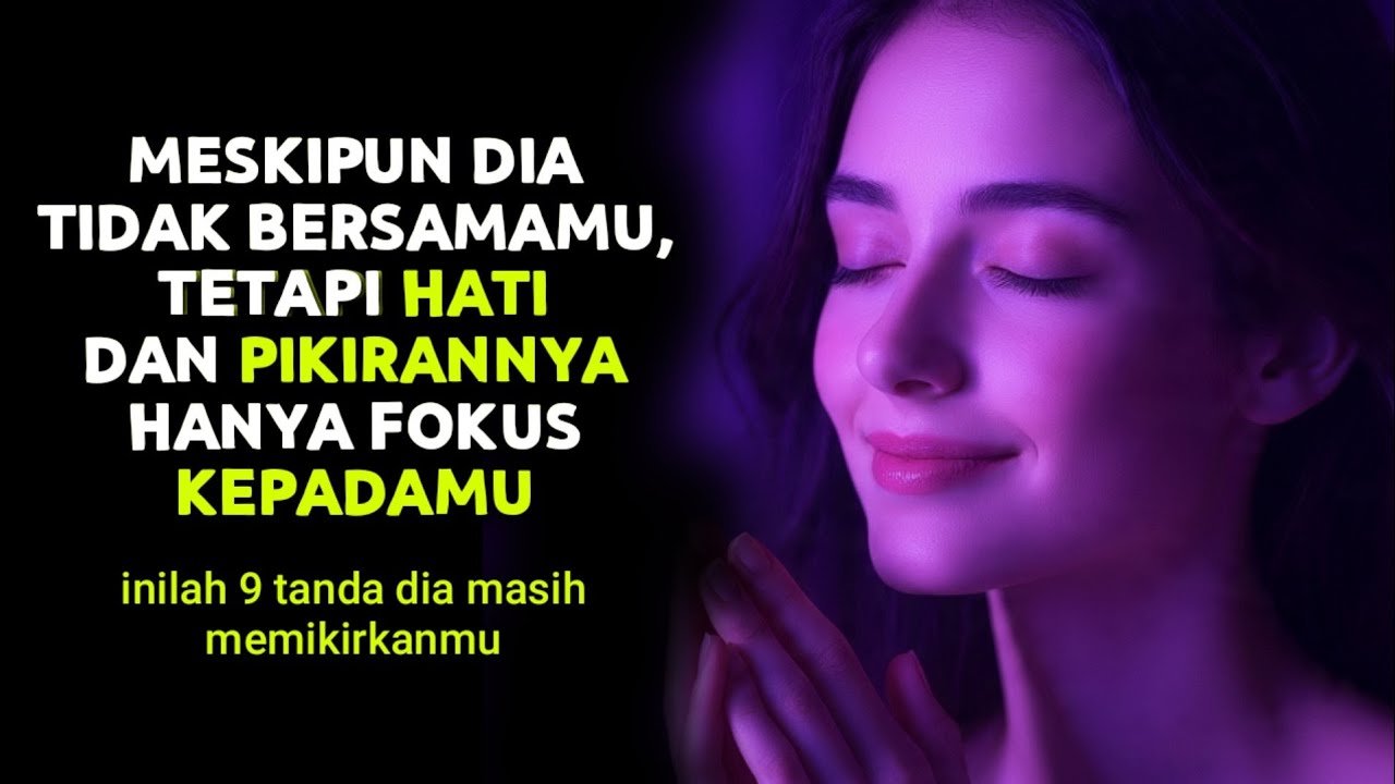 meski dia tidak bersamamu tapi jika 9 tanda ini sering muncul artinya dia selalu memikirkanmu