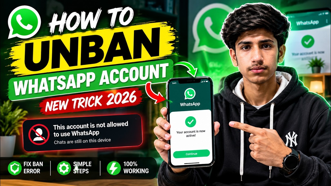 WhatsApp Ban Problem 2026 | This Account Can't Use WhatsApp | Fix Now