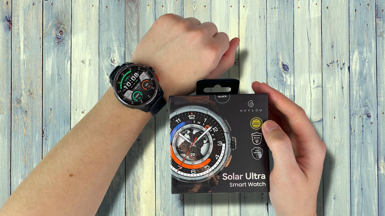 Обзор часов Haylou Solar Ultra -  Amoled Экран, GPS и цена 55$