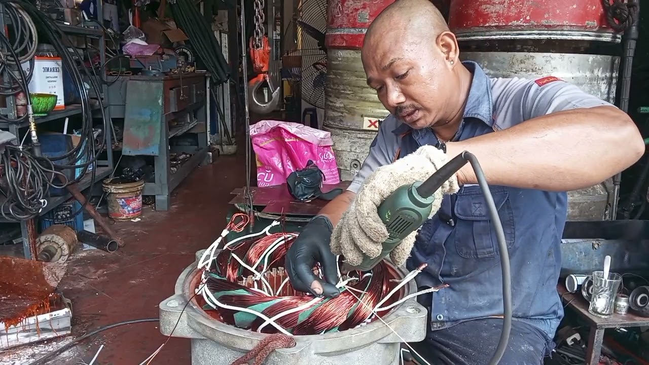 #ရေမြုတ်မော်တာ၇၃kw #ไดโว่สามสาย 73 kw #SummerWaterPump73 kw ThreePhase