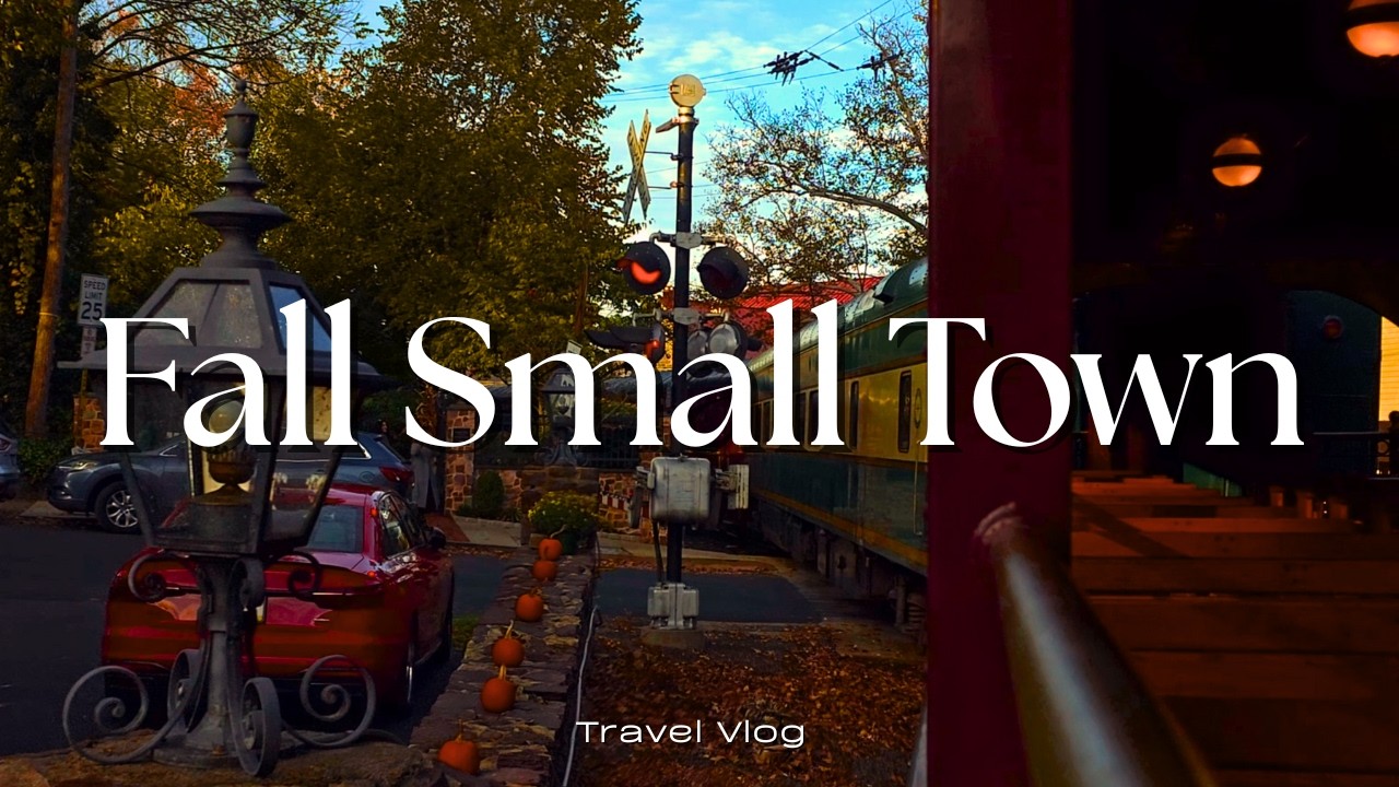 Little Stores & a Charming Autumn Train Ride | Cozy Weekend Vlog