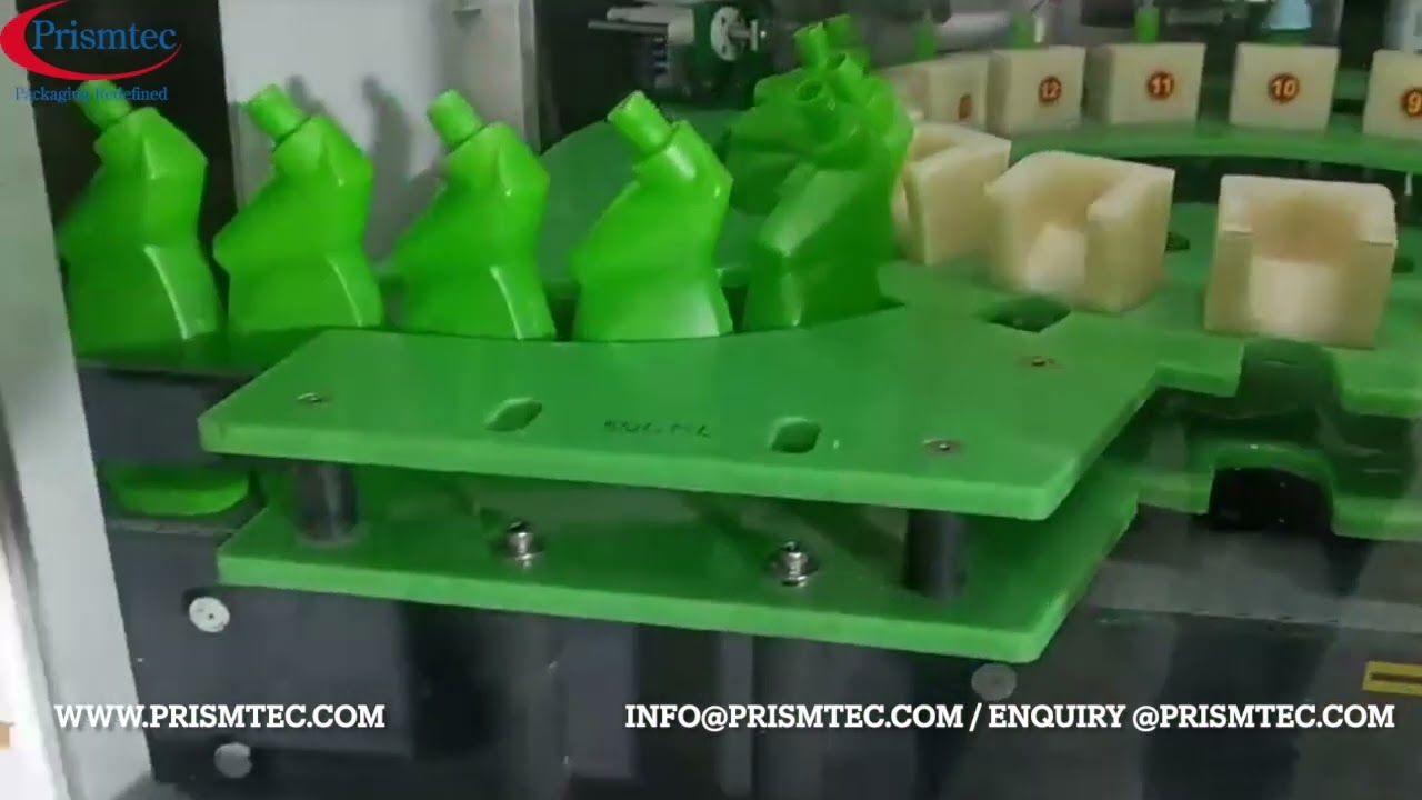 Toilet Bowl Cleaner 750 ml HDPE Bottle Ten Head Filling & Single Head Plugging & Capping Machine