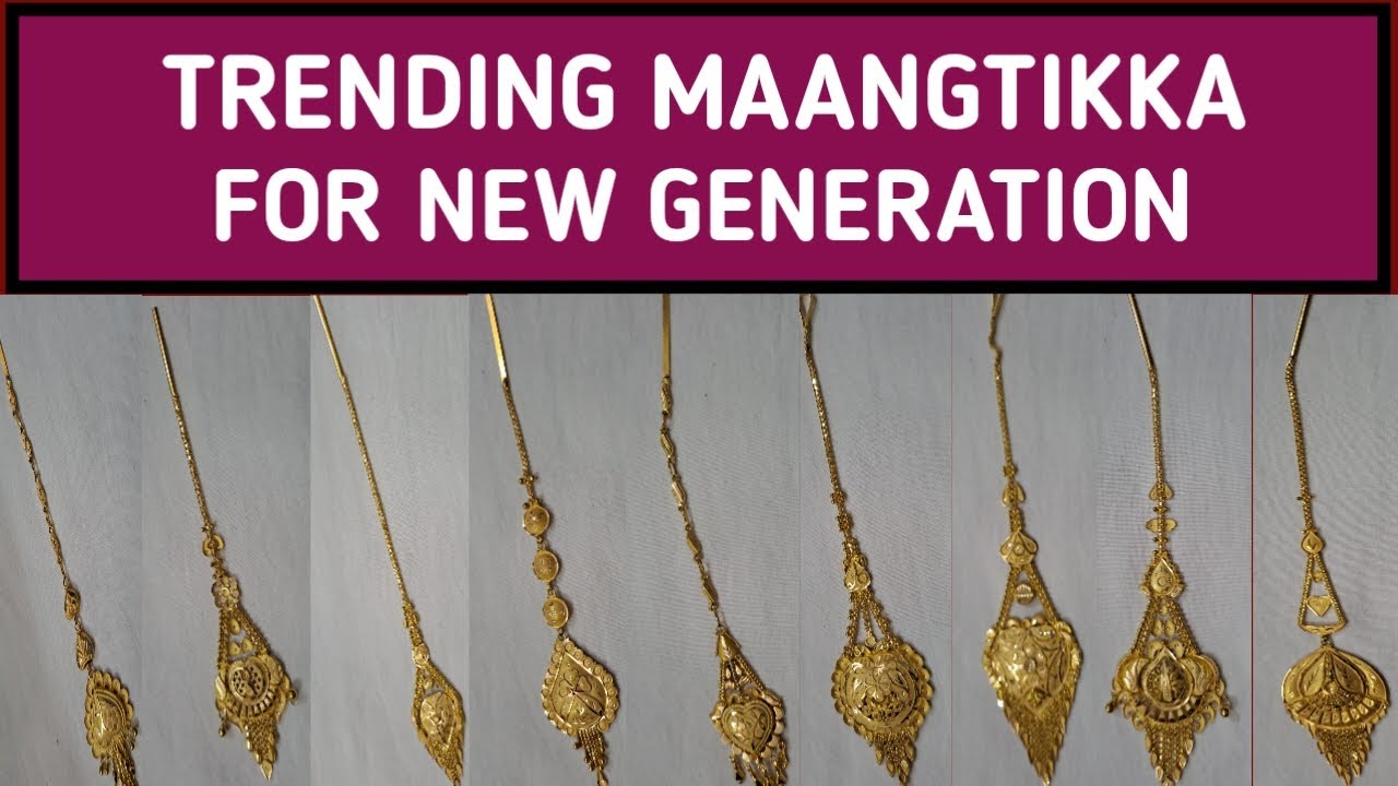 Elegant New Light Weight Mangtika Designs 2024 | Maang Tikka Designs With Weight And Price |