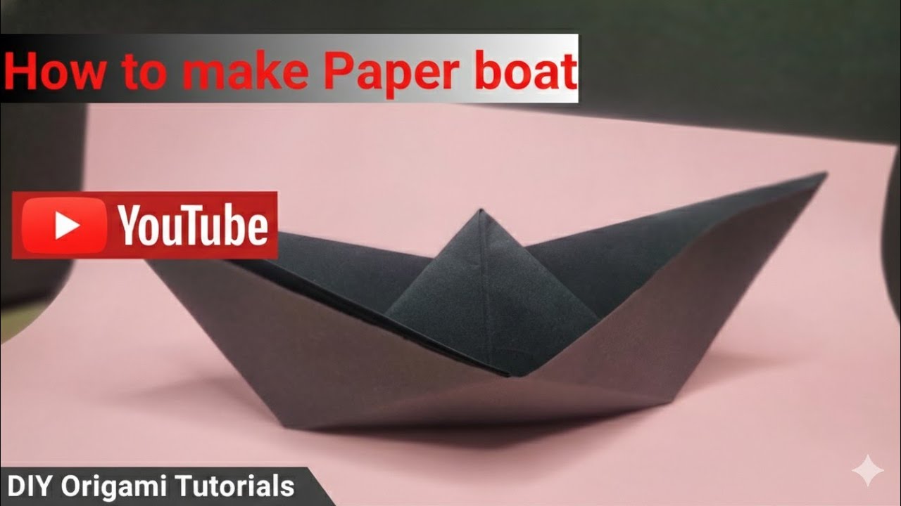 How to make Colour paper Boat Easy method 