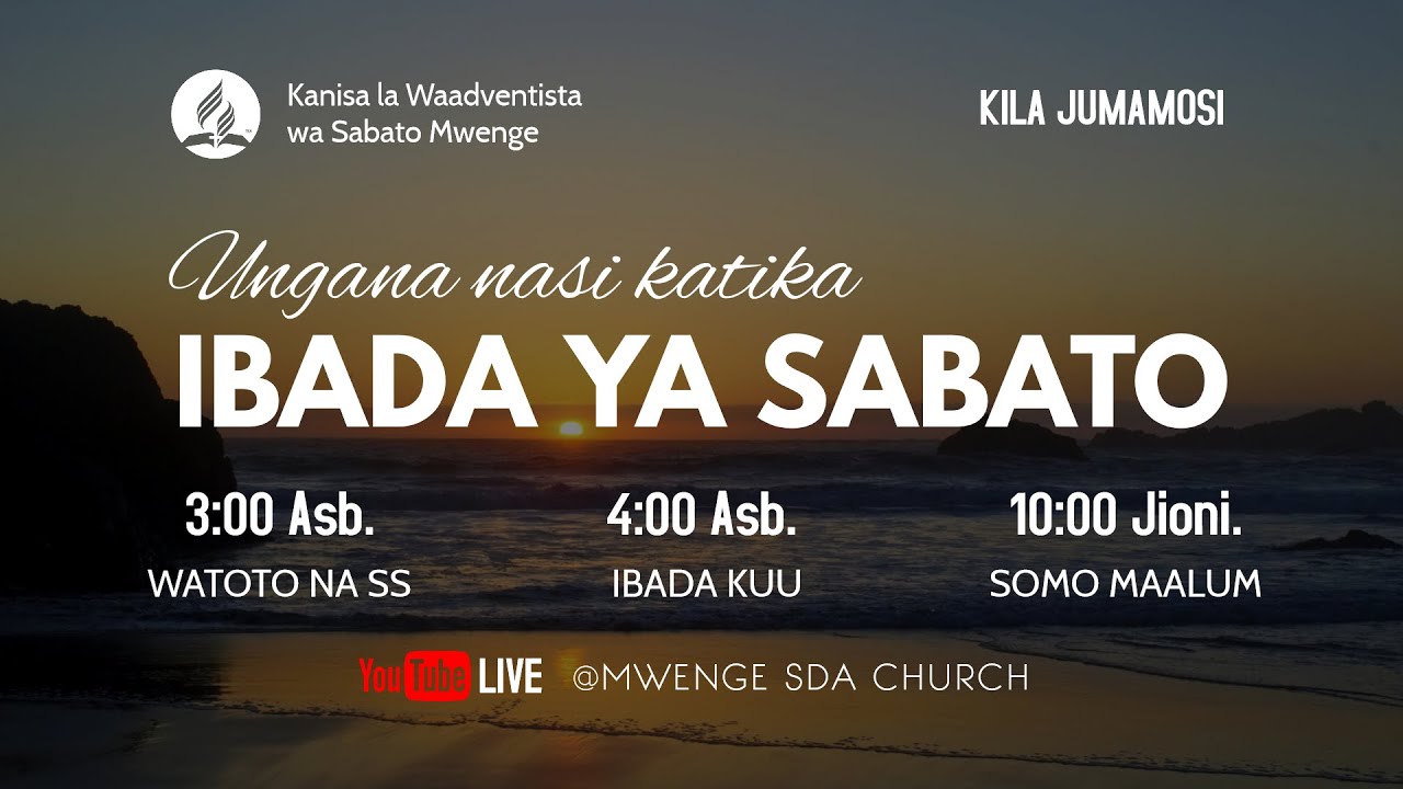 #LIVE  || Mzee  Isack Mashauri || Mwenge SDA Church