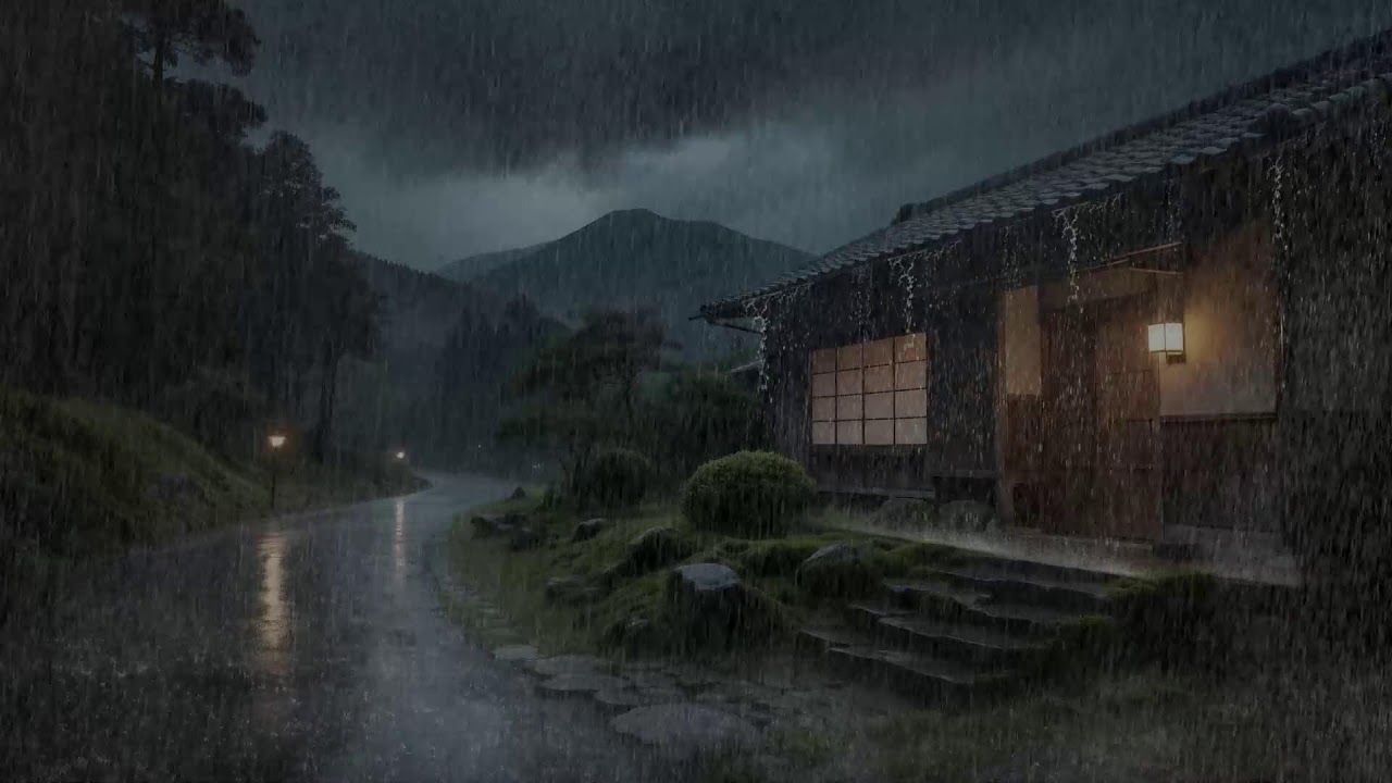 Sommeil Paisible 🌧️ Bruits de Pluie pour Apaise Ton Esprit et Calme Ton Âme 🌿