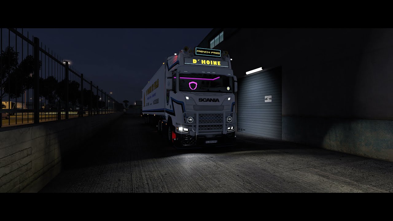 Scania DHoine with trailer