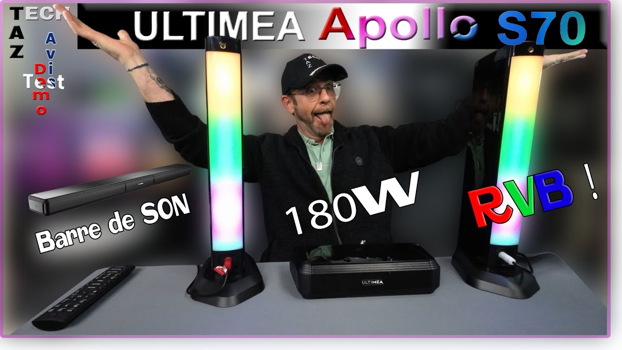 Ultimea APOLLO S70 barre de son RVB modulable - PC ou TV - Bonne chance c'est cadeau !