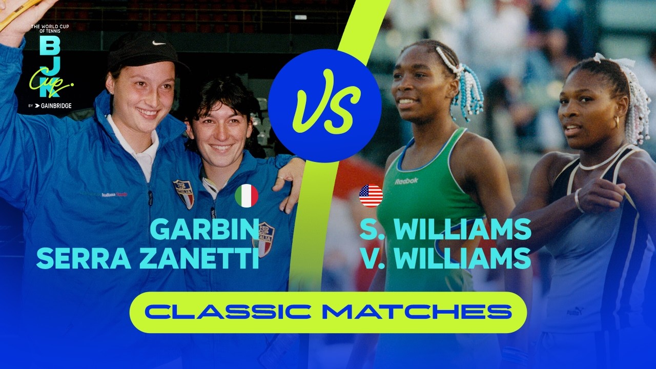 Serena Williams & Venus Williams FIRST USA Doubles Match (1999 BJK Cup) | Full Match
