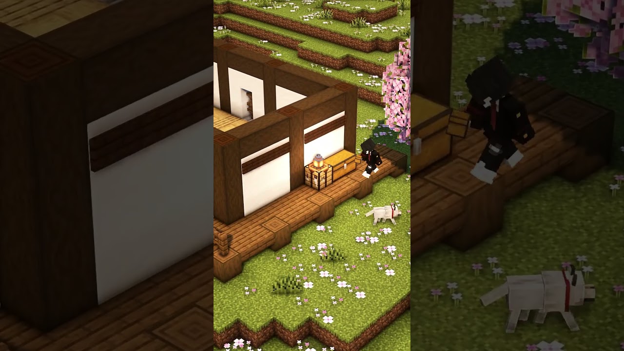 Minecraft Japanese House 🏡| Download this in bio! #minecraft