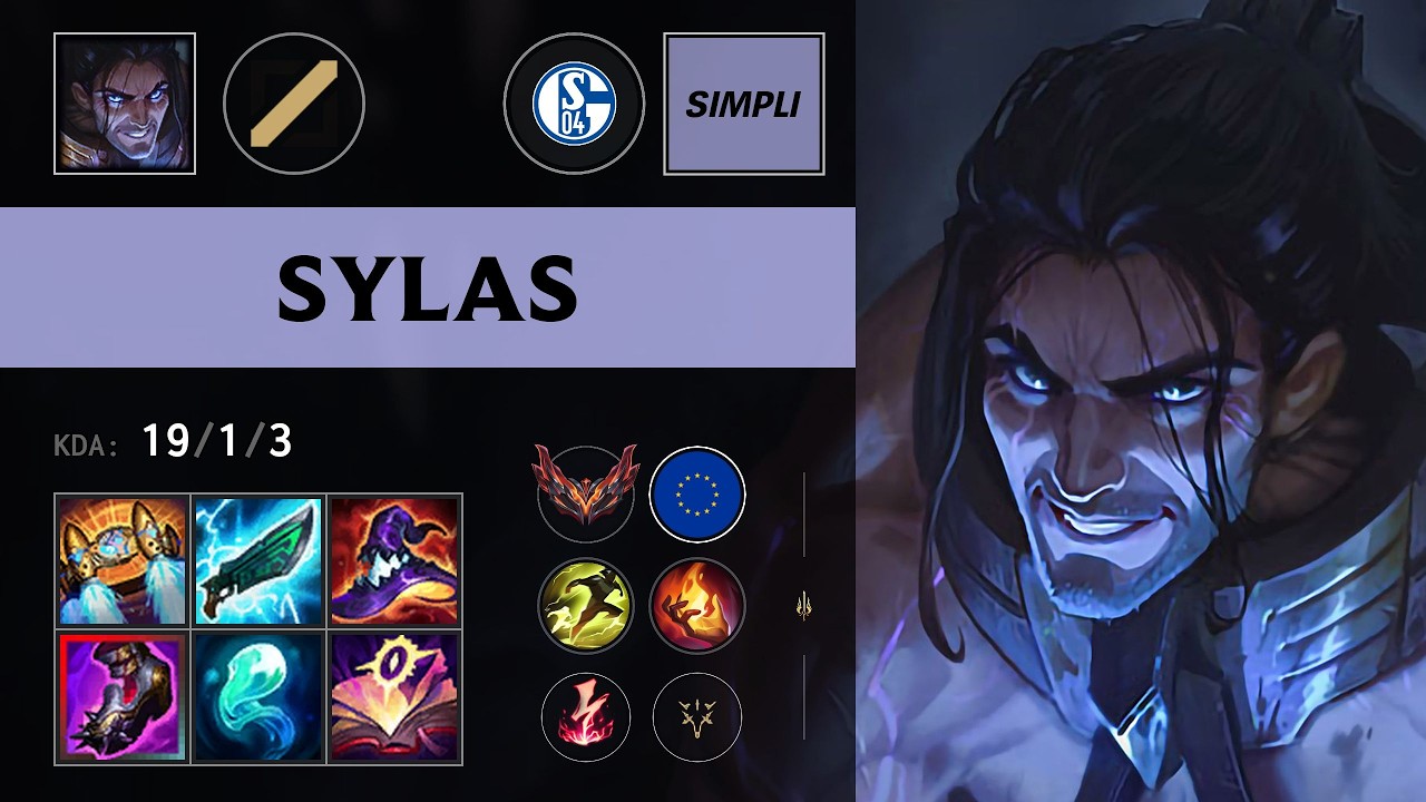 (S04 Simpli) Sylas Mid vs Ahri - EUW Grandmaster Patch 26.12