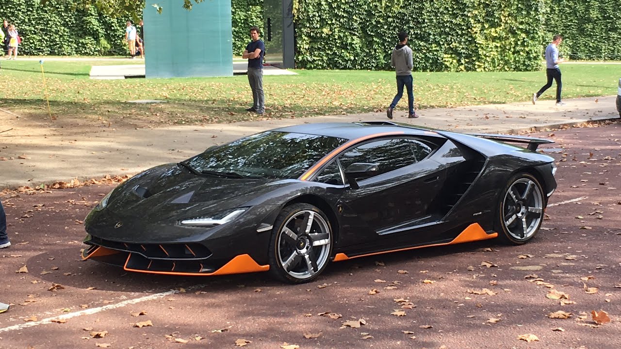 LAMBORGHINI CENTENARIO MAD ACCELERATIONS in LONDON for the new TRANSFORMERS 5