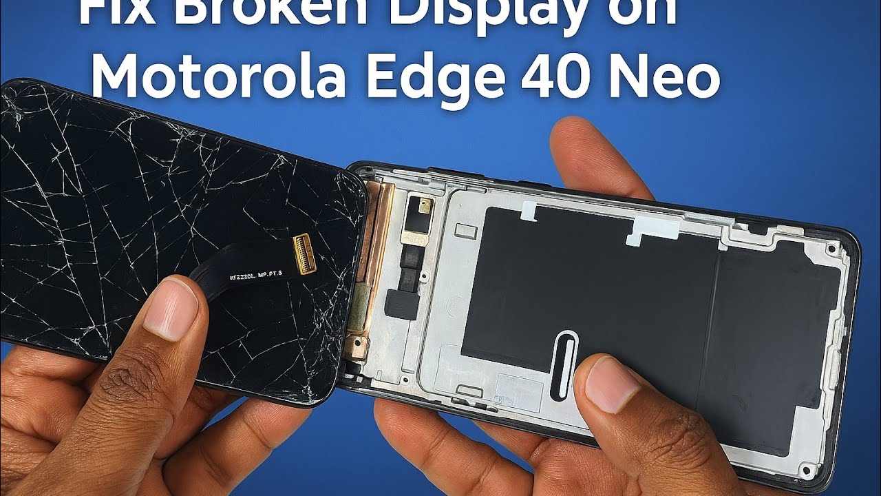 Fix Broken Display on Motorola Edge 40 Neo | Easy Replacement Guide#diyrepair #moto#ghibli