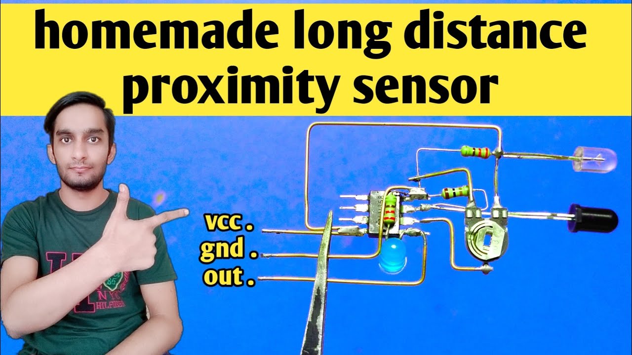 long distance ir proximity sensor | ir proximity sensor circuit | using lm358 ic