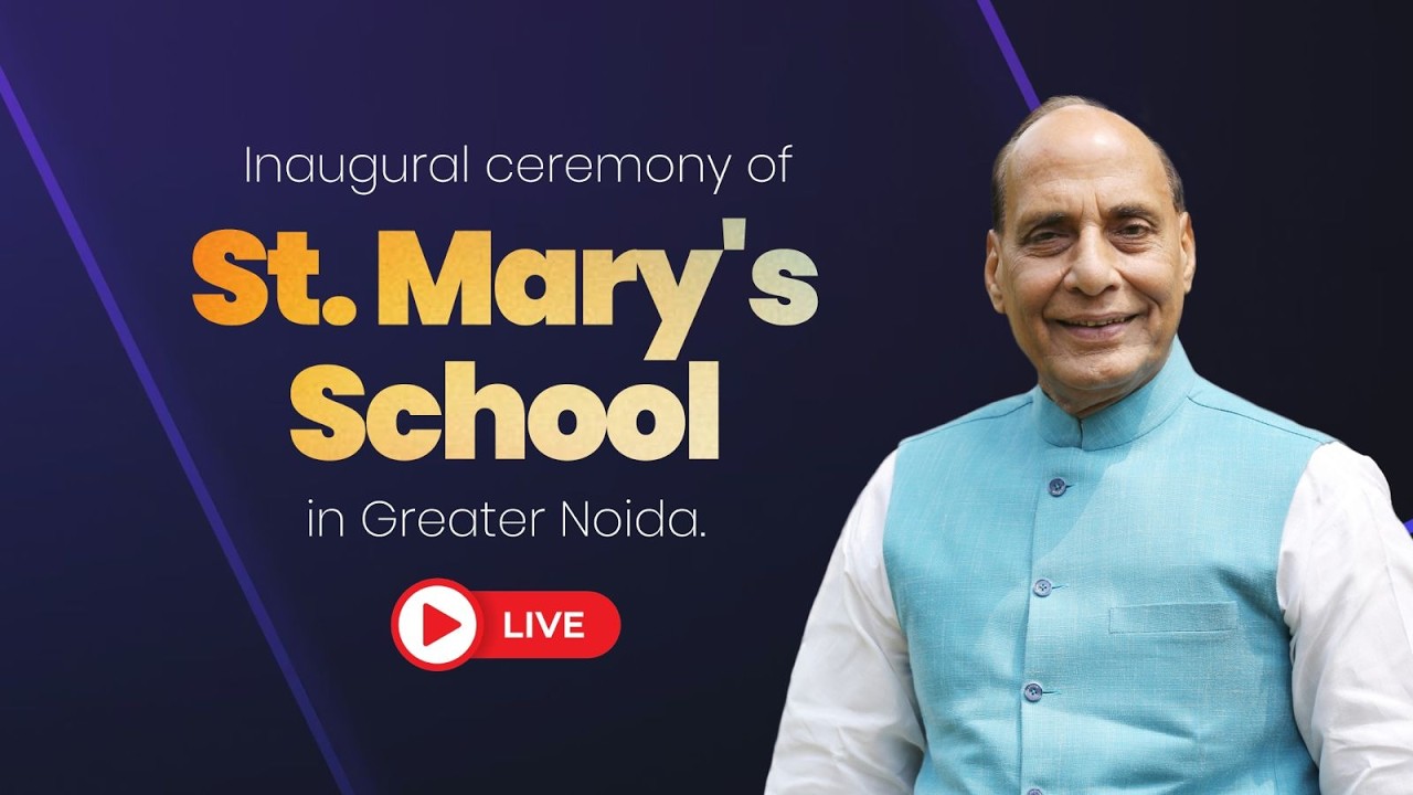 Inaugural ceremony of St. Mary's School in Greater Noida.