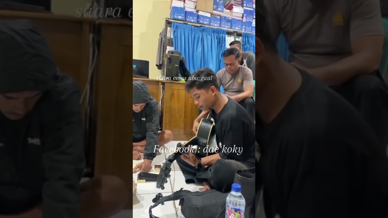 Uba_Gaul Hibur om-om polisi di Polres dompu dengan suara emas