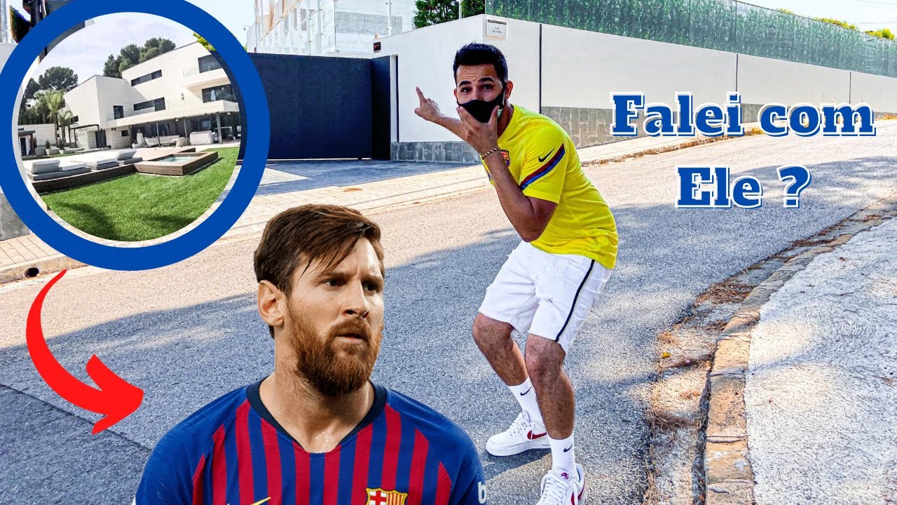 FUI NA CASA DO MESSI EM BARCELONA! ( algo inesperado aconteceu ) 😱 #messi #crystiancarvalho
