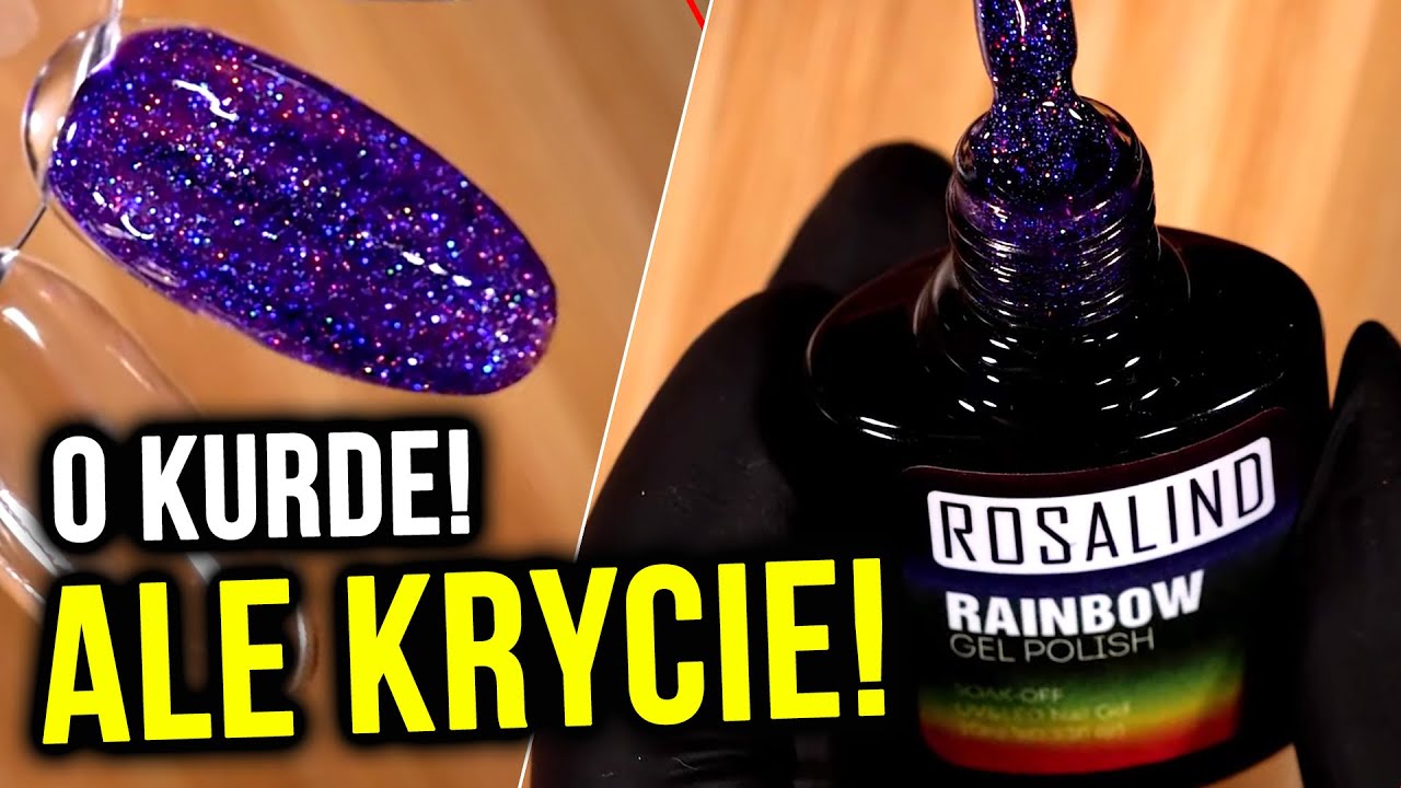 Test 12 lakierów hybrydowych ROSALIND RAINBOW. [12K] #108