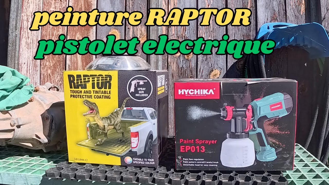 J’ai peint une voiture au Raptor avec un simple pistolet électrique