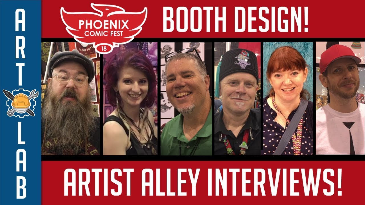 Artist Alley Interviews! Great Booth Designs!
