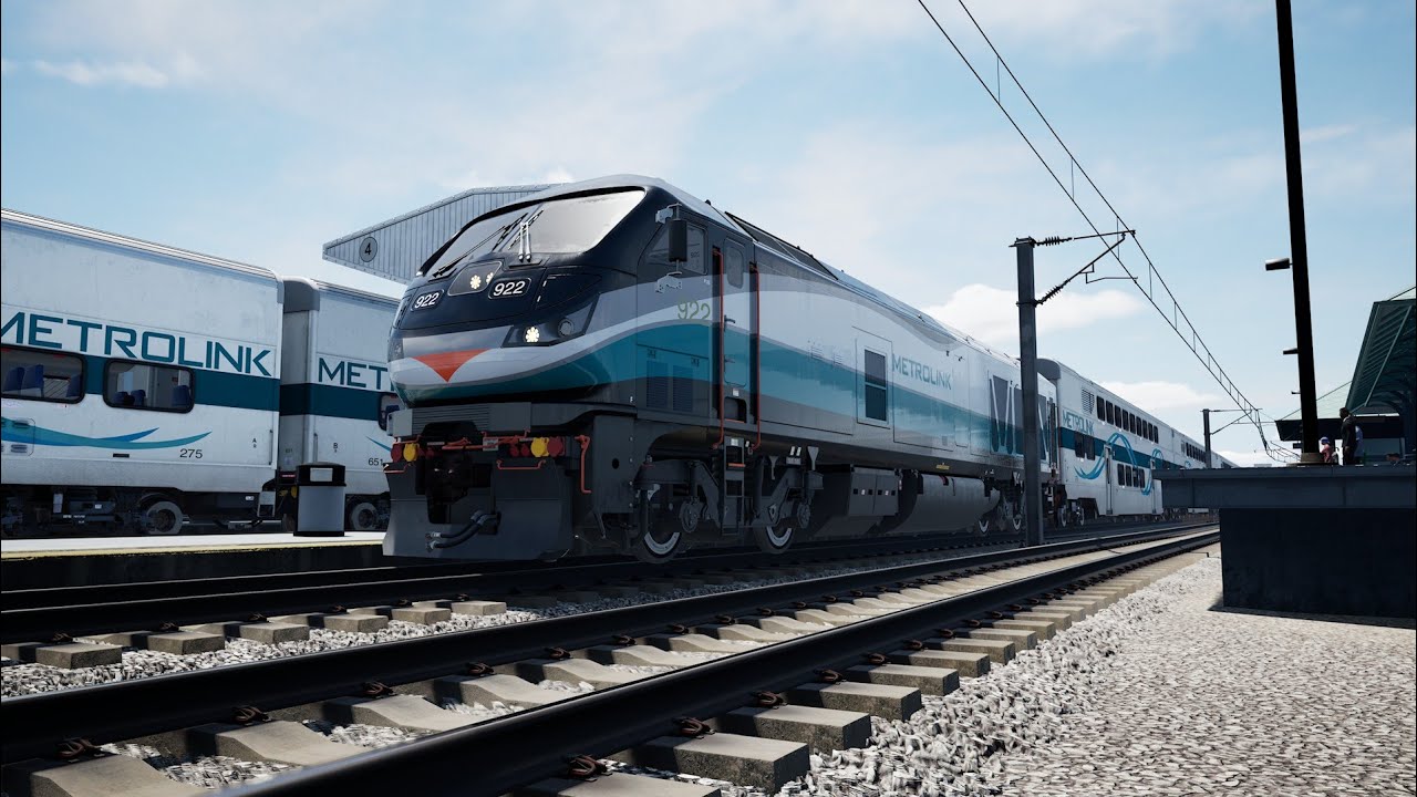 Train Sim World 6 Impossible Mission scenario in Metrolink F125 (sorry for audio and lag issues)