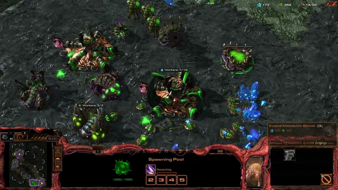 Spine rush, and crush strat | Starcraft II
