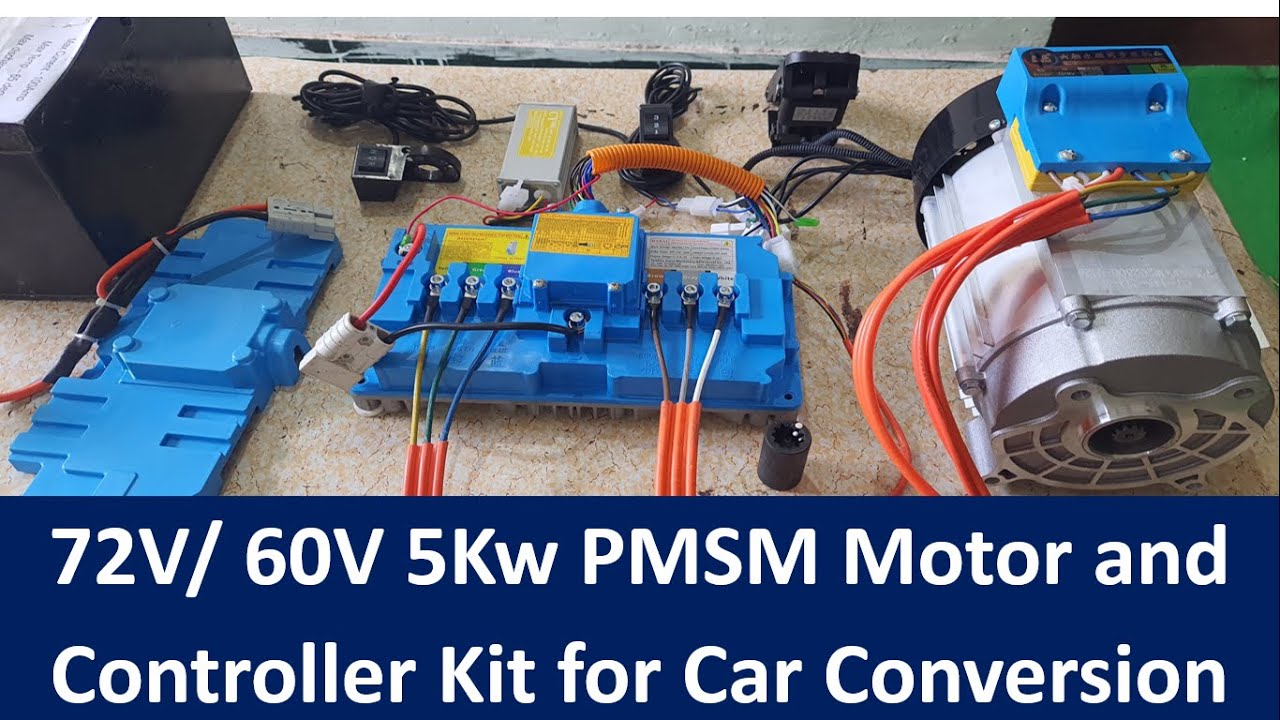 5Kw 72v pmsm motor and controller kit | car conversion kit | 5kw pmsm motor and controller |