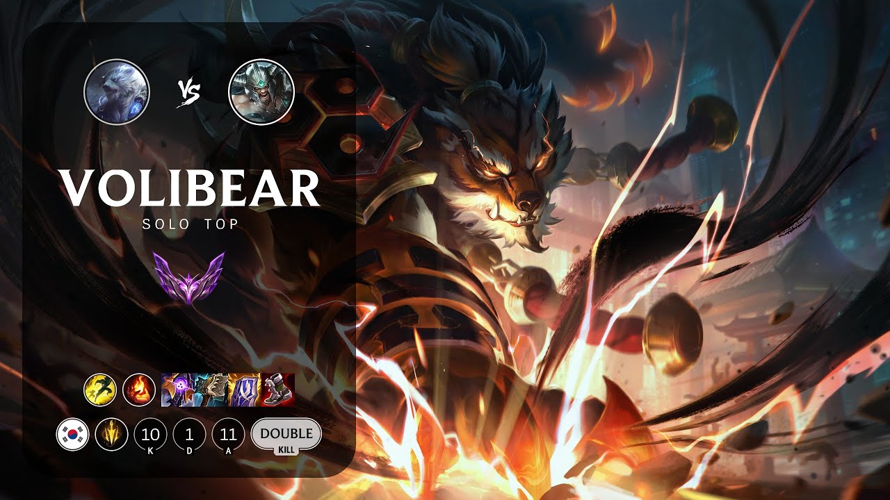 Volibear Top vs Tryndamere - KR Master Patch 14.1