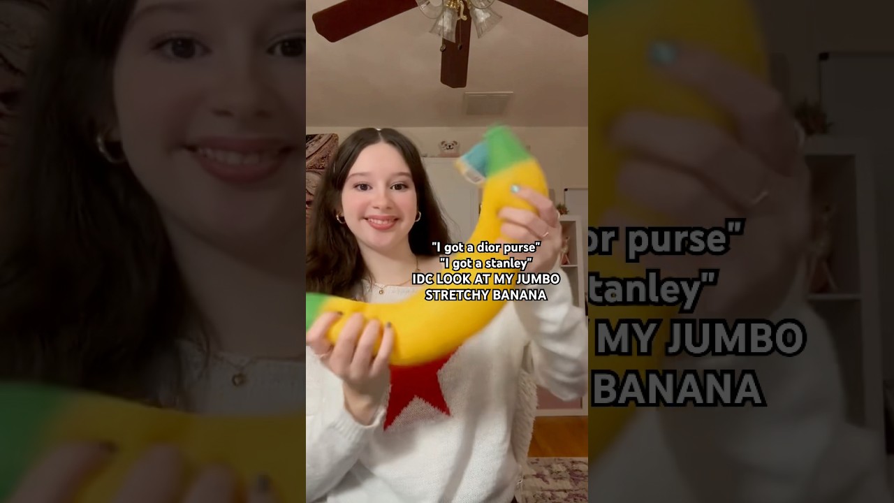 the way it went flying 😭 *rip squishy banana*