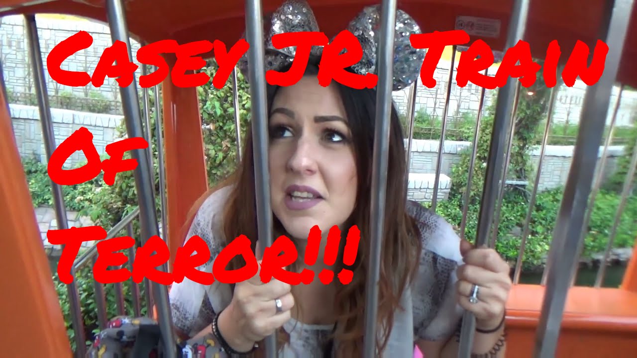Casey JR Train of Terror! Disneyland - The Disney Bears Ride Through Adventure