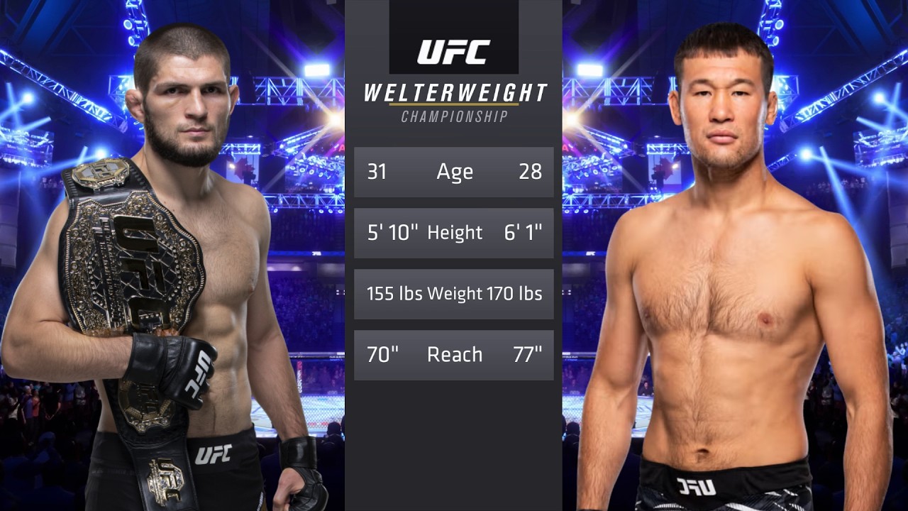 Khabib Nurmagomedov vs Shavkat Rakhmonov Full Fight - UFC 4 Fight Of The Night