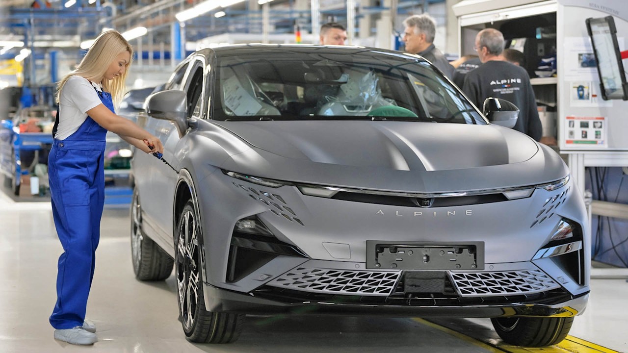 Alpine production - Inside Alpine's Dieppe Production Facility