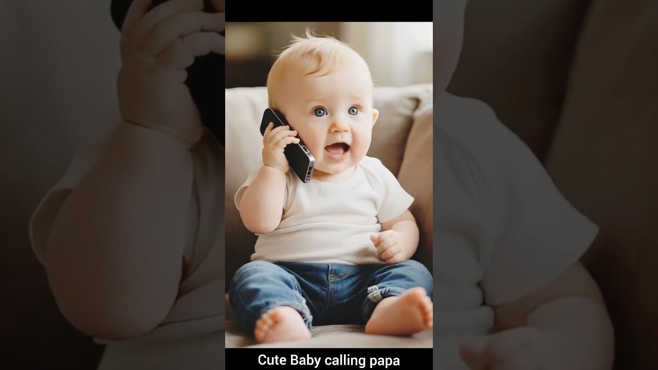 Cute Baby calling Papa #cute #funny #cutebaby #youtubeshorts