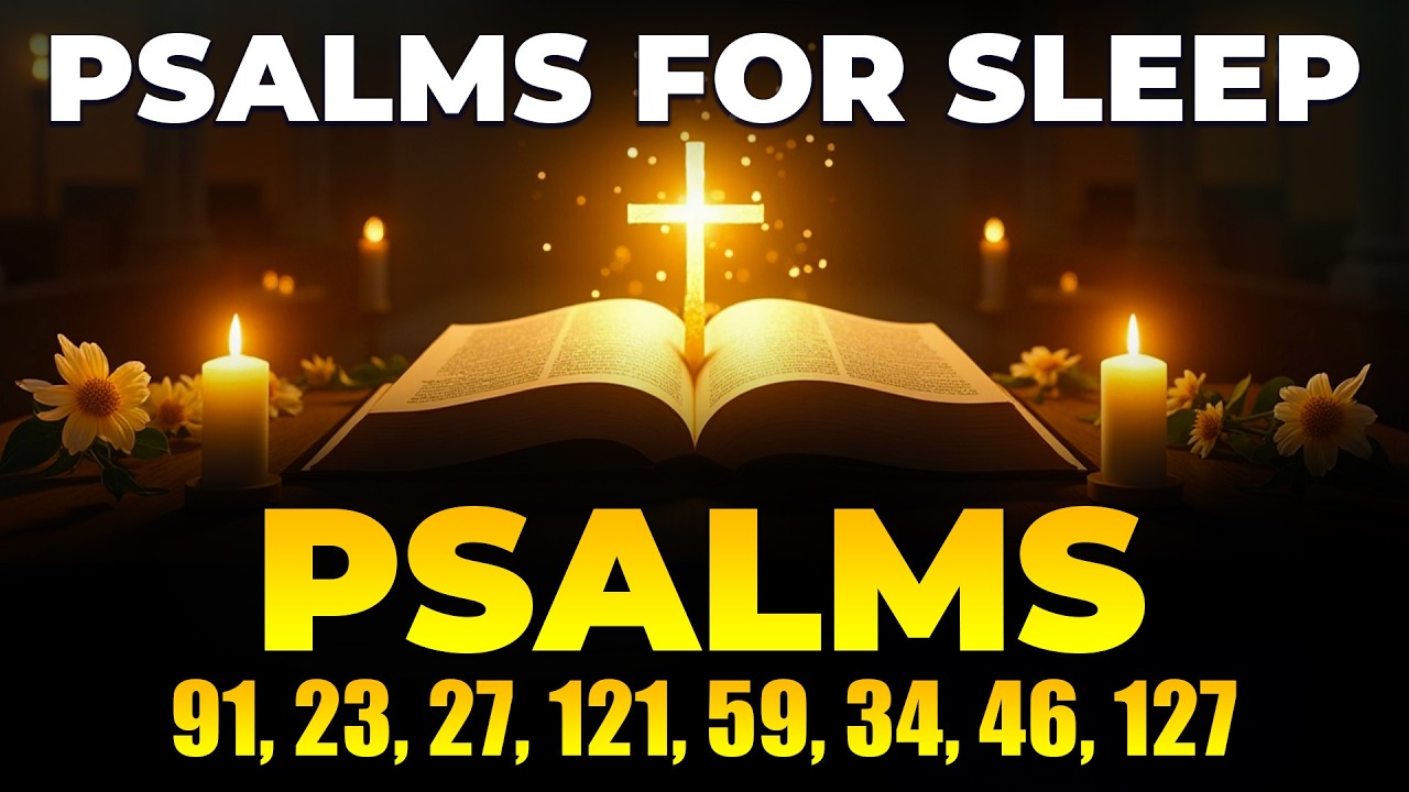 Best Deep Sleep Psalms: Psalm 91, 23, 27, 121, 59, 34, 46, 127 - Fall Asleep in God's Word