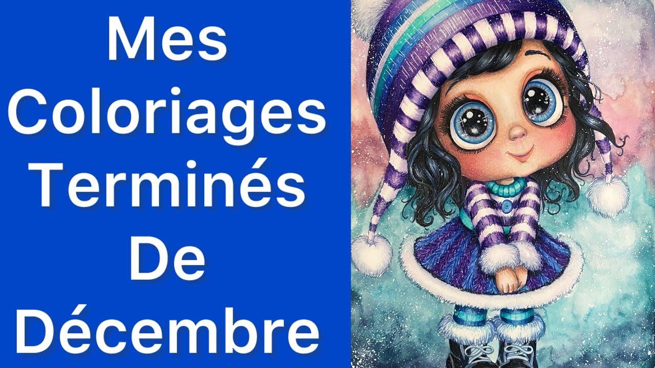 Mes coloriages terminés du mois de décembre consacrés à@kevinteoart 