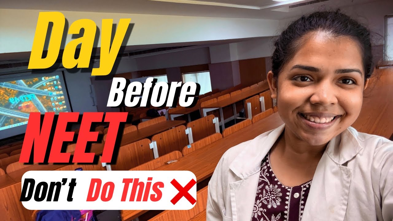 Last 24 Hours Before RE-NEET 2026 | Do This, NOT That! ⚠️