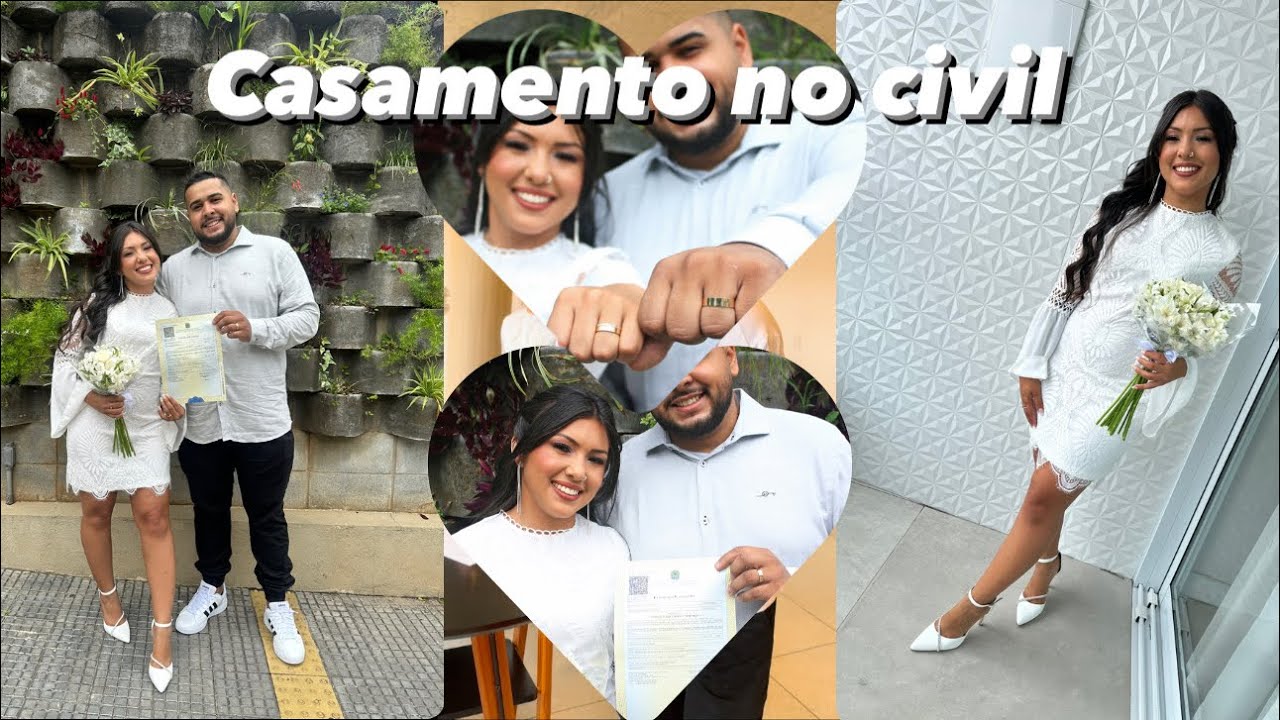 Vlog: meu casamento no civil 💍💐👰🏽‍♀️ - Nicole Mansano