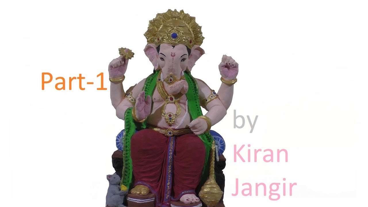 Sculpting Ganesha in Water based Clay (Shadu Mati) - Part 1