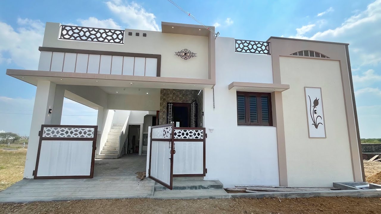 SOLD OUT 🏡 3.25 சென்டில் 1240 SQFT’ல் NORTHFACING’ல் அட்டகாசமாக கட்டப்பட்ட 2BHK வீடு ##kovilpatti