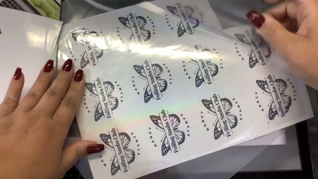 Koala clear sticker paper you CAN foil