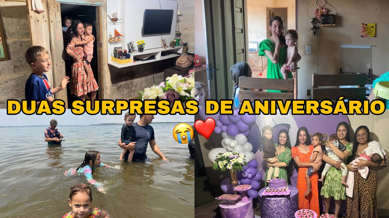 FIZERAM UMA FESTA SURPRESA DO MEU ANIVERSÁRIO