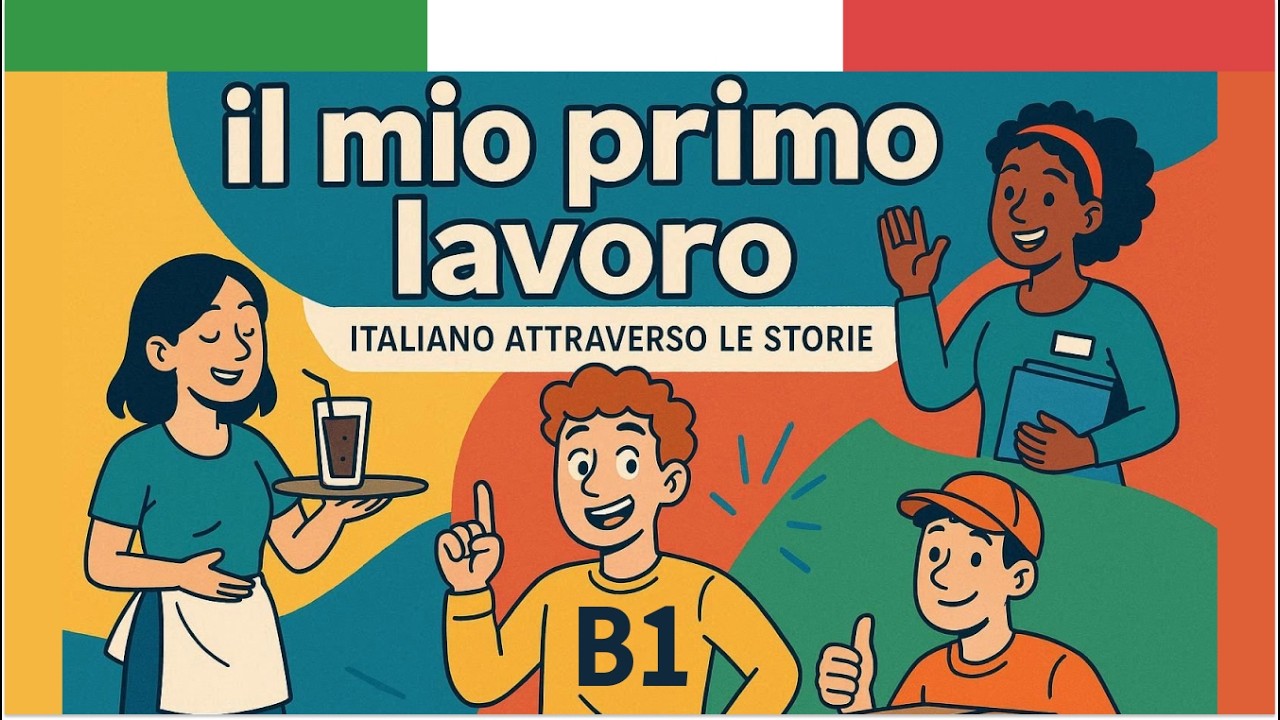 Impara l’italiano A2-B2 Podcast: Parla della tua prima esperienza lavorativa 🇮🇹